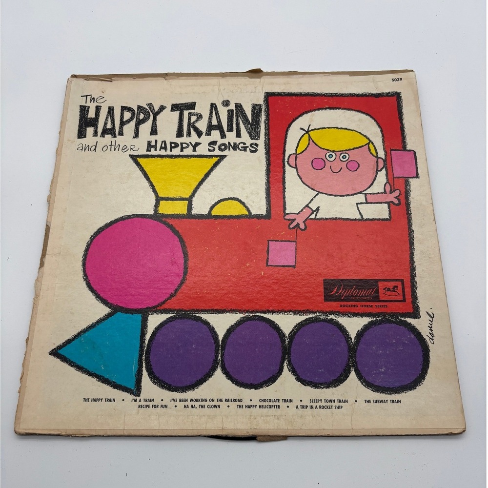 Happy Train and Other Happy Songs Rocking Horse Records Vinyl LP Childrens Music
